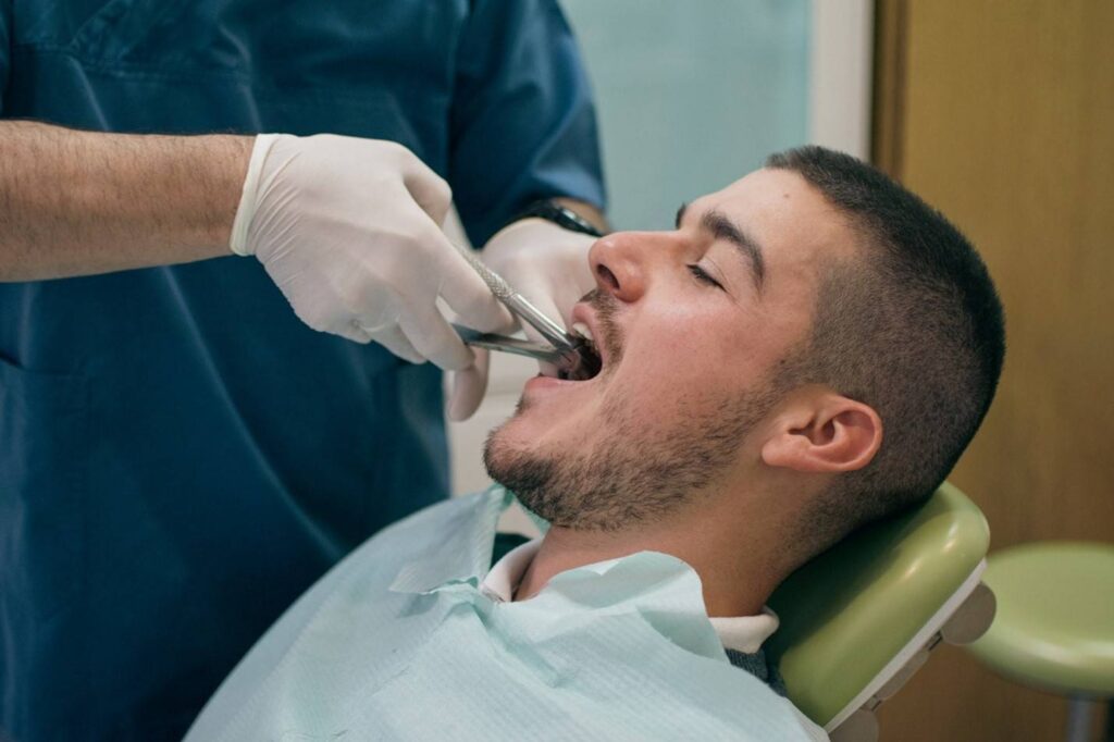 Tooth extraction procedure, performed with care and expertise in Fairfax, VA.